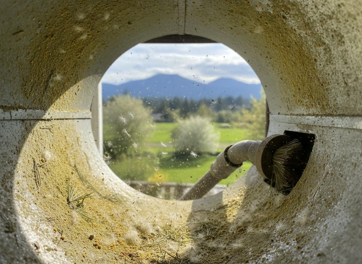 How Oregon Spring Pollen Gets Trapped in Troutdale Home Ducts